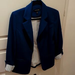41 Hawthorn Blue Rolled Sleeve Blazer S